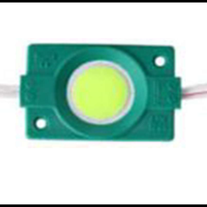 MODULO LED COB 2.4W REDONDO VERDE 12V PAQUETE 20 PIEZAS