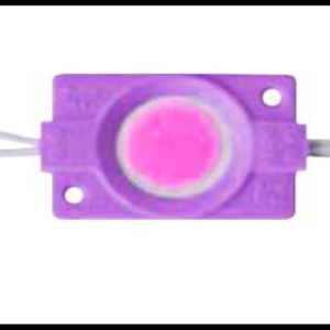 MODULO LED COB 2.4W REDONDO MORADO 12V PAQUETE 20 PIEZAS