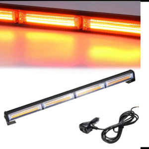 BARRA LED ESTROBOSCOPICA 4 MODULOS AMBAR 48W 60CM 16 FUNCIONES 12-24V PIEZA