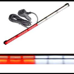 BARRA LED ESTROBOSCOPICA 6 MODULOS BLANCO/ROJO 72W 89CM 16 FUNCIONES  12-24V PIEZA