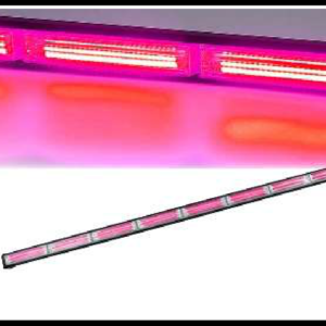 BARRA LED ESTROBOSCOPICA 8 MODULOS ROSA 96W 119CM 16 FUNCIONES 12-24V PIEZA