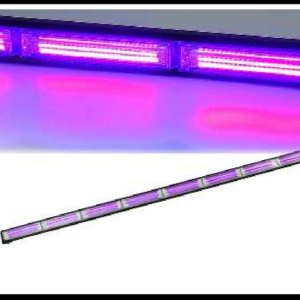 BARRA LED ESTROBOSCOPICA 8 MODULOS MORADO 96W 119CM 16 FUNCIONES 12-24V PIEZA