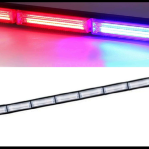 BARRA LED ESTROBOSCOPICA 8 MODULOS ROJO-AZUL 96W 118CM 16 FUNCIONES 12-24V PIEZA