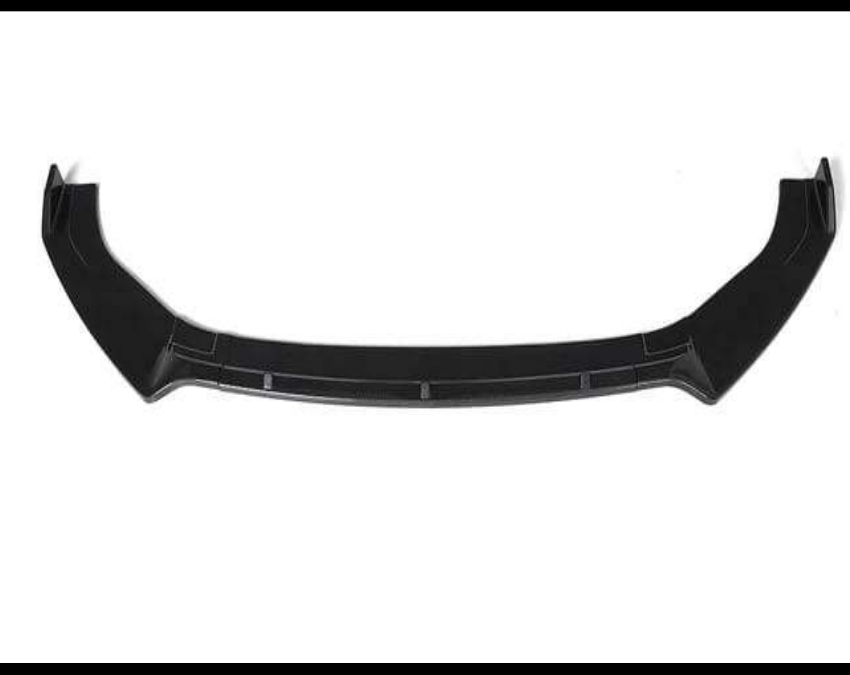 LIP SPLITTER DELANTERO UNIVERSAL PLASTICO NEGRO SET 1 PIEZAS