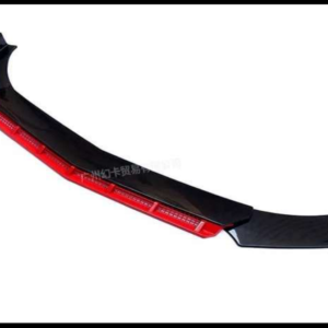 LIP SPLITTER DELANTERO UNIVERSAL PLASTICO NEGRO SET 3 PIEZAS