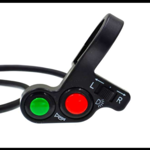 SWITCH PARA MOTOCICLETA 3 FUNCIONES CLAXON, LUCES Y DIRECCIONALES BASE PARA MANUBRIO 12VPIEZA