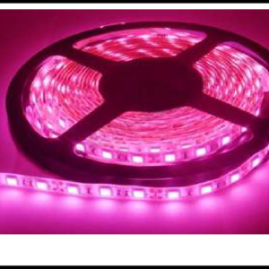 ROLLO TIRA LED 5050 ROSA 24V 5 METROS