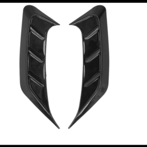 TOMA DE AIRE LATERAL UNIVERSAL NEGRO 28X10CM SET 2 PIEZAS