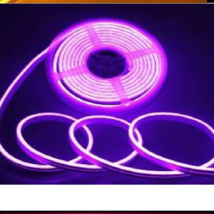 TIRA LED NEON MORADA 12V ROLLO 5 METROS