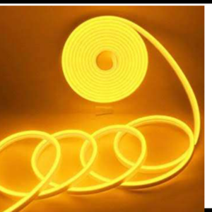 TIRA LED NEON AMBAR 12V ROLLO 5 METROS