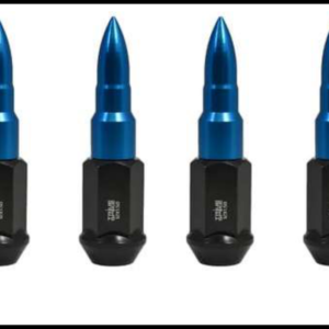 TUERCA PICO METALICA CONICA AZUL 12X1.5 20 PIEZAS 1 LLAVE JUEGO