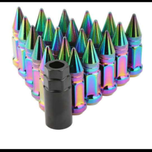 TUERCA PICO METALICA CONICA CAMALEON 12X1.5 20 PIEZAS 1 LLAVE JUEGO