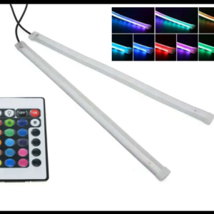 TIRA DE LED PARA FAROS DECORATIVA RGB CON CONTROL 30CM 12V JUEGO