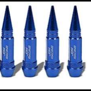 TAPON PARA VALVULA PICO AZUL 60MM ALUMINIO SET 4 PIEZAS