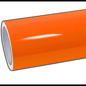 VINIL DECORATIVO NARANJA HIGH GLOSS  ROLLO 1.52 X 18 METROS