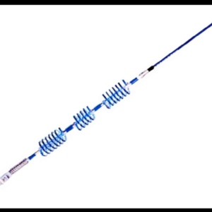 ANTENA DECORATIVA TRIPLE ASPIRAL CON LUZ LED AZUL 12V PIEZA