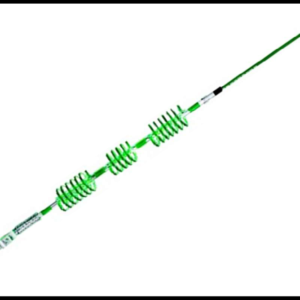 ANTENA DECORATIVA TRIPLE ASPIRAL CON LUZ LED VERDE 12V PIEZA