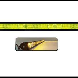 BARRA 102 LED 1 LINEA 306W LUZ AMBAR 79CM 12V PIEZA