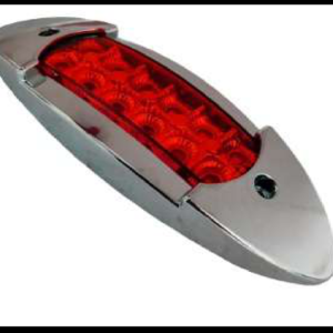 PLAFON 12 LED ROJO 2 FUNCIONES FIJA Y ESTROBO 12-24V PIEZA