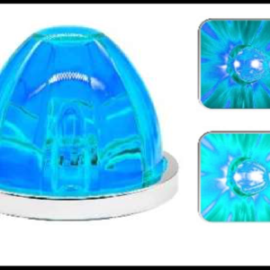 PLAFON PUNTA ICE BLUE WATERMELON FIJO Y ESTROBO 12-24V PIEZA