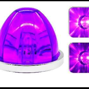 PLAFON PUNTA MORADO WATERMELON FIJO Y ESTROBO 12-24V PIEZA