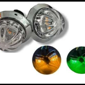 PLAFON PUNTA BICOLOR  AMBAR-VERDE WATERMELON 1 FUNCION FIJO 12V PAR