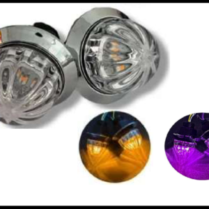PLAFON PUNTA BICOLOR  AMBAR-MORADO WATERMELON 1 FUNCION FIJO 12V PAR