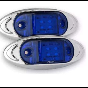 PLAFON 6 LED AZUL 2 FUNCIONES FIJA Y ESTROBO 12-24V PAR