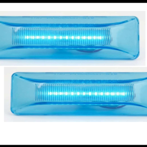 PLAFON LED GEL ICE BLUE 4 FUNCIONES ARO ALTA, BAJA Y CENTRO FIJO Y ESTROBO 12-24V PAR