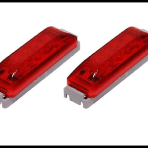 PLAFON 10 LED ROJO 3 FUNCIONES ALTA, BAJA Y ESTROBO 12-24V PAR