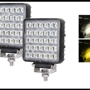 FARO NIEBLA 30 LED 90W BICOLOR BLANCO/AMBAR CON ESTROBO 12-24V JUEGO