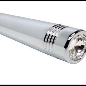 EXTENSION PARA SWITCH PLASTICO CROMADO DIAMANTE BLANCO PIEZA