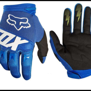 GUANTE PARA MOTOCICLETA AZUL TIPO FOX JUEGO