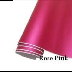 VINIL DECORATIVO ROSA MATE SATINADO ROLLO 1.52 X 18 METROS